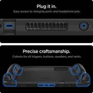 Foto 6 | Foto 6 | Case Spigen Rugged Armor Para Steam Deck Lcd/oled, Color Negro Mate - Venta Internacional.