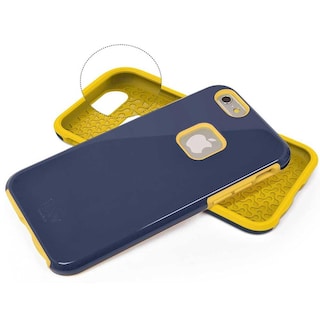 Foto 3 | Foto 3 | Funda Iluv Regatta color Azul con Amarillo para iPhone 6 Plus