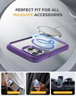 Foto 5 | Foto 5 | Funda Magnética Miracase Con Protector De Pantalla Para Iphone 12 Pro Max - Venta Internacional.