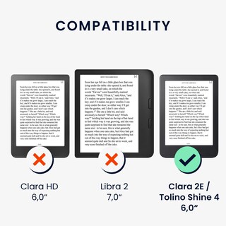 Foto 6 | Foto 6 | Funda Para Lector Electrónico Kwmobile Compatible Con Kobo Clara 2e/tolino Shine 4 - Venta Internacional.