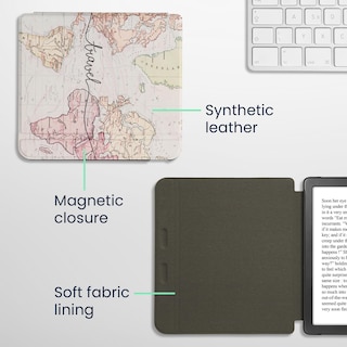 Foto 5 | Foto 5 | Funda Kwmobile Compatible Con El Lector Electrónico Kobo Libra Colour - Venta Internacional.