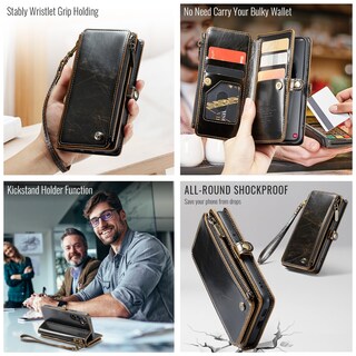Foto 4 | Foto 4 | Funda Wallet Defcase Compatible Con Samsung Galaxy S24 Coffee - Venta Internacional.