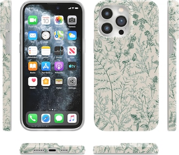 Foto 5 | Foto 5 | Funda De Teléfono Casely Sage Garden Green Floral Para Iphone 14 Pro - Venta Internacional.