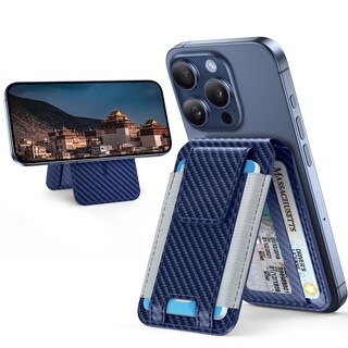 Foto 1 | Foto 1 | Cartera Magnética Miracase Para Hombres/mujeres Iphone 12-16, Color Azul - Venta Internacional.
