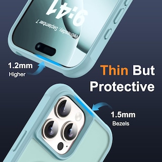 Foto 6 | Foto 6 | Funda De Teléfono Skylmw Compatible Con Iphone 16 Pro Blue - Venta Internacional.