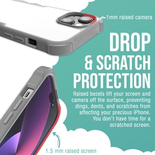 Foto 4 | Foto 4 | Funda Magnética Protectora Smartish Gripzilla Para Iphone 15, Color Gris - Venta Internacional.