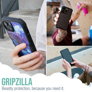 Foto 7 | Foto 7 | Funda Magnética Protectora Smartish Gripzilla Para Iphone 15, Color Gris - Venta Internacional.