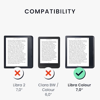 Foto 6 | Foto 6 | Funda Para Lector Electrónico Kwmobile Compatible Con Kobo Libra Colour - Venta Internacional.