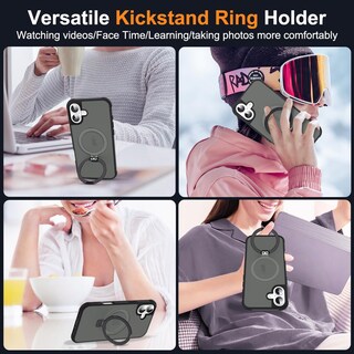 Foto 5 | Foto 5 | Funda De Teléfono Skylmw Compatible Con Iphone 16 6.1 Negra - Venta Internacional.