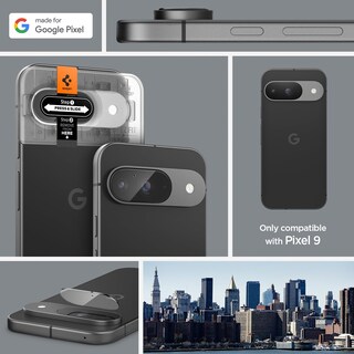 Foto 2 | Foto 2 | Protector De Pantalla Para Lente De Cámara Spigen Glastar Ez Fit Pixel 9 - Venta Internacional.