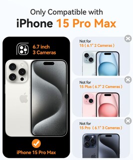 Foto 2 | Foto 2 | Funda Magnética Canshn Compatible Con Iphone 15 Pro Max - Venta Internacional.