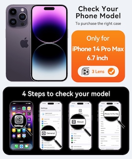 Foto 2 | Foto 2 | Funda Magnética Canshn Compatible Con Iphone 14 Pro Max - Venta Internacional.