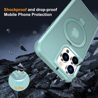 Foto 3 | Foto 3 | Funda Para Teléfono Sterker Con Soporte Magnético Para Iphone 13 Pro Max, Color Verde - Venta Internacional.