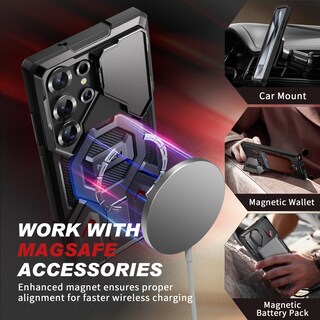 Foto 3 | Foto 3 | Funda Magnética Tongate Para Samsung Galaxy S25 Ultra Black - Venta Internacional.