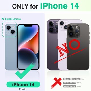 Foto 2 | Foto 2 | Funda Tipo Cartera Tucch Para Iphone 14 6.1 Con Bloqueo Rfid, Color Verde Medianoche - Venta Internacional.