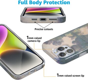 Foto 5 | Foto 5 | Funda De Teléfono Casely Para Iphone 16 Pro Monet's Morning Limited - Venta Internacional.