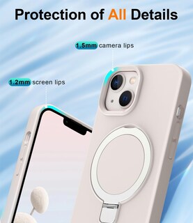 Foto 6 | Foto 6 | Funda De Silicona Sterker Con Soporte Magnético Para Iphone 13/14 - Venta Internacional.