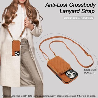 Foto 5 | Foto 5 | Funda Tipo Cartera Tipo Bandolera Bocasal Para Iphone 16 Pro De 6.3 Pulgadas - Venta Internacional.