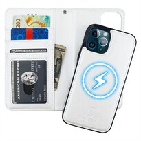 Funda Tipo Cartera Bocasal Para Iphone 12/12 Pro Con Magsafe White - Venta Internacional.