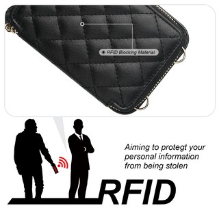Foto 3 | Foto 3 | Funda Tipo Cartera Tipo Bandolera Bocasal Para Iphone 11 Pro Max, Color Negro - Venta Internacional.