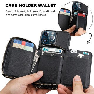 Foto 7 | Foto 7 | Funda Tipo Cartera Bocasal Con Bloqueo Rfid Para Iphone 13 Pro Max De 6.7 Pulgadas - Venta Internacional.