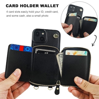Foto 4 | Foto 4 | Funda Tipo Cartera Tipo Bandolera Bocasal Magsafe Para Iphone 14/13 De 6,1 Pulgadas - Venta Internacional.