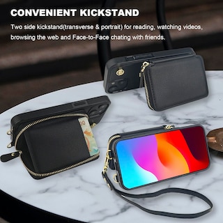 Foto 7 | Foto 7 | Funda Tipo Cartera Tipo Bandolera Bocasal Magsafe Para Iphone 14/13 De 6,1 Pulgadas - Venta Internacional.
