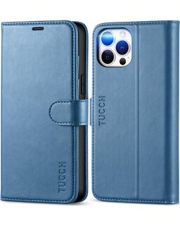 Foto 1 | Foto 1 | Funda Tipo Cartera Tucch Para Iphone 12 Pro Max 5g Con Rfid Lake Blue - Venta Internacional.