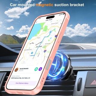 Foto 5 | Foto 5 | Funda Para Teléfono Sterker Con Soporte Magnético Para Iphone 16, Rosa - Venta Internacional.