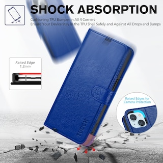 Foto 6 | Foto 6 | Funda Tipo Cartera Tucch Para Iphone 15 De 6.1 Pulgadas 5g Con 4 Tarjeteros - Venta Internacional.