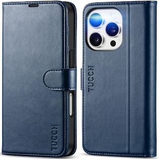Foto 1 | Foto 1 | Funda Para Teléfono Tucch Wallet Iphone 16 Pro 6.3'' 2024 Azul Oscuro - Venta Internacional.