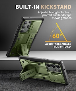 Foto 6 | Foto 6 | Funda De Teléfono Tongate Para Samsung Galaxy S23 Ultra 6.8 Pulgadas, Color Verde - Venta Internacional.