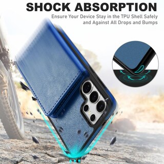 Foto 5 | Foto 5 | Funda Tipo Cartera Tucch De Piel Sintética Para Galaxy S25 Ultra Blue - Venta Internacional.