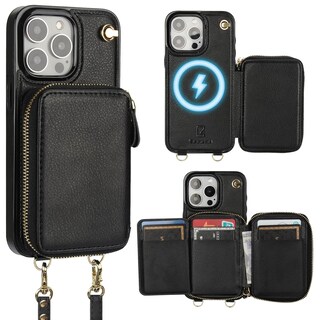 Foto 1 | Foto 1 | Funda Tipo Cartera Tipo Bandolera Bocasal Magsafe Para Iphone 15 Pro Max - Venta Internacional.