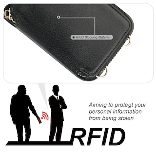 Foto 4 | Foto 4 | Funda Tipo Cartera Bocasal Con Bloqueo Rfid Para Iphone 14/13 De 6.1 Pulgadas - Venta Internacional.