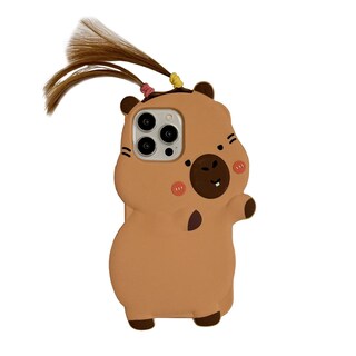 Foto 1 | Foto 1 | Funda De Teléfono Qokcoahn Para Iphone 14 3d Kawaii Brown Capybara - Venta Internacional.