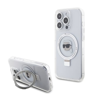 Foto 1 | Foto 1 | Funda Original Karl Ring Stand Iphone 15 Pro Transparente