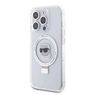 Foto 3 | Foto 3 | Funda Original Karl Ring Stand Iphone 15 Pro Transparente