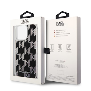 Foto 8 | Foto 8 | Funda Original Karl Monograma Brillos Líquido Iphone 14 Pro