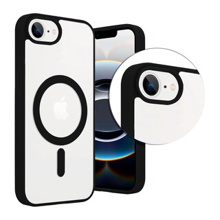 Foto 2 | Foto 2 | Mr. Gadgets Funda Para Iphone 16e Clear Case Compatible Con Carga Inalámbrica De Uso Rudo Diseño Con Bordes De Silicona