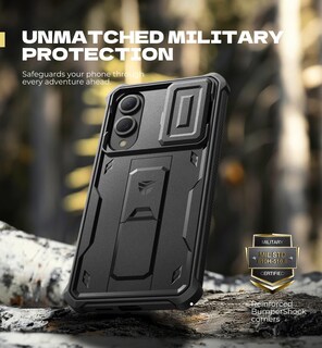 Foto 6 | Foto 6 | Funda Dexnor Para Samsung Galaxy S25 Edge Con Funda De Cámara Negra - Venta Internacional.