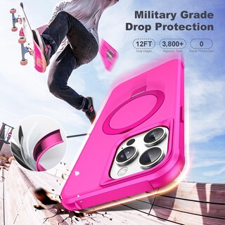 Foto 5 | Foto 5 | Funda De Teléfono Tianli Para Iphone 12 Pro Max/13 Pro Max Rosa Intenso - Venta Internacional.