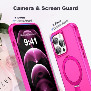 Foto 7 | Foto 7 | Funda De Teléfono Tianli Para Iphone 12 Pro Max/13 Pro Max Rosa Intenso - Venta Internacional.