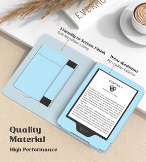Foto 4 | Foto 4 | Funda Moko Para Kindle 11.ª Generación 2024/2022 Totalmente Nuevo Color Azul Cielo - Venta Internacional.