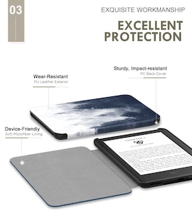 Foto 4 | Foto 4 | Funda Moko Para Kindle 11.ª Generación 2024/2022 Totalmente Nuevo Color Gris - Venta Internacional.