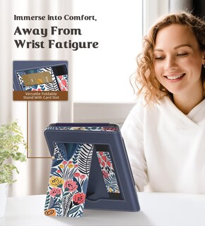 Foto 3 | Foto 3 | Case Moko - Carcasa De Poliuretano Ultraligera Para Kindle 6 2024 Color Azul - Venta Internacional.