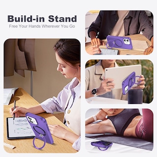 Foto 3 | Foto 3 | Funda De Teléfono Tianli Diseñada Para Iphone 12/12 Pro Con Soporte Anular - Venta Internacional.