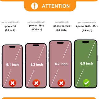 Foto 2 | Foto 2 | Funda Tipo Cartera Tipo Bandolera Bocasal Para Iphone 16 Pro Max 6.9 - Venta Internacional.