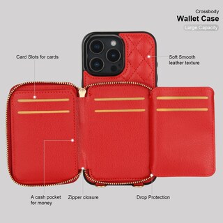 Foto 7 | Foto 7 | Funda Tipo Cartera Tipo Bandolera Bocasal Para Iphone 16 Pro Max 6.9 - Venta Internacional.