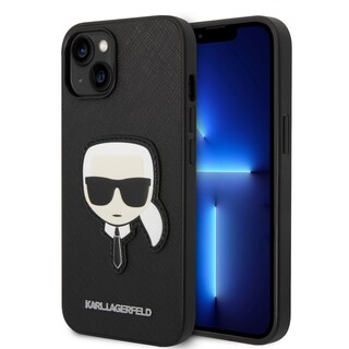 Foto 1 | Foto 1 | Funda Original Karl Saffiano Cara Karl Iphone 14 Negro